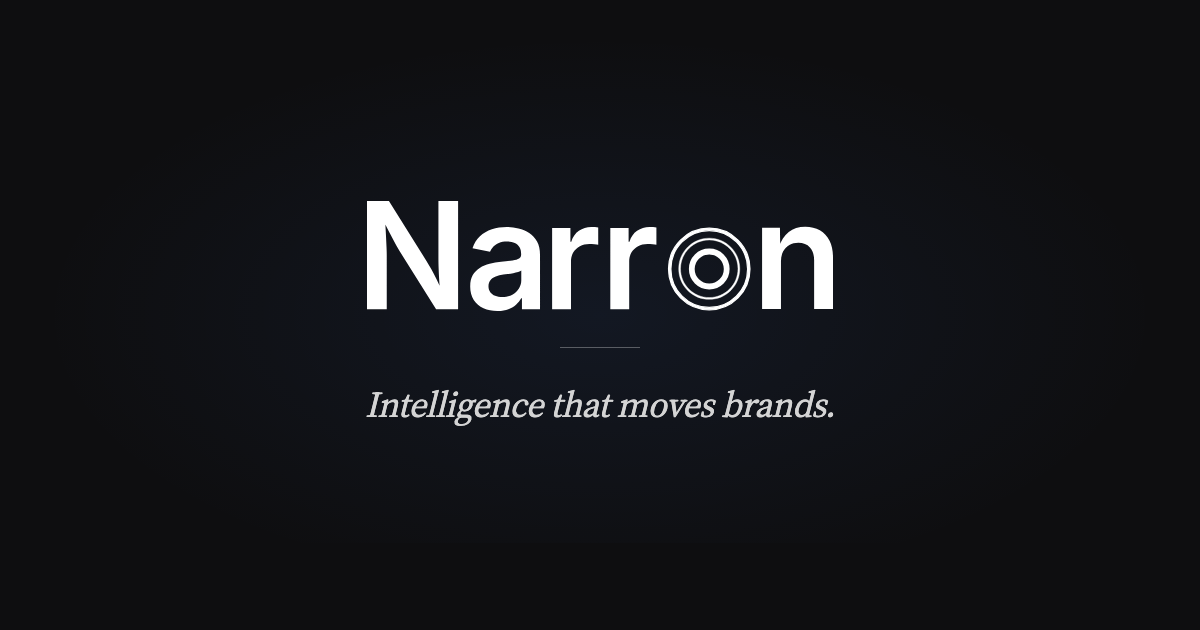 Narron — Brand Intelligence Platform | AI Visibility & Brand Monitoring